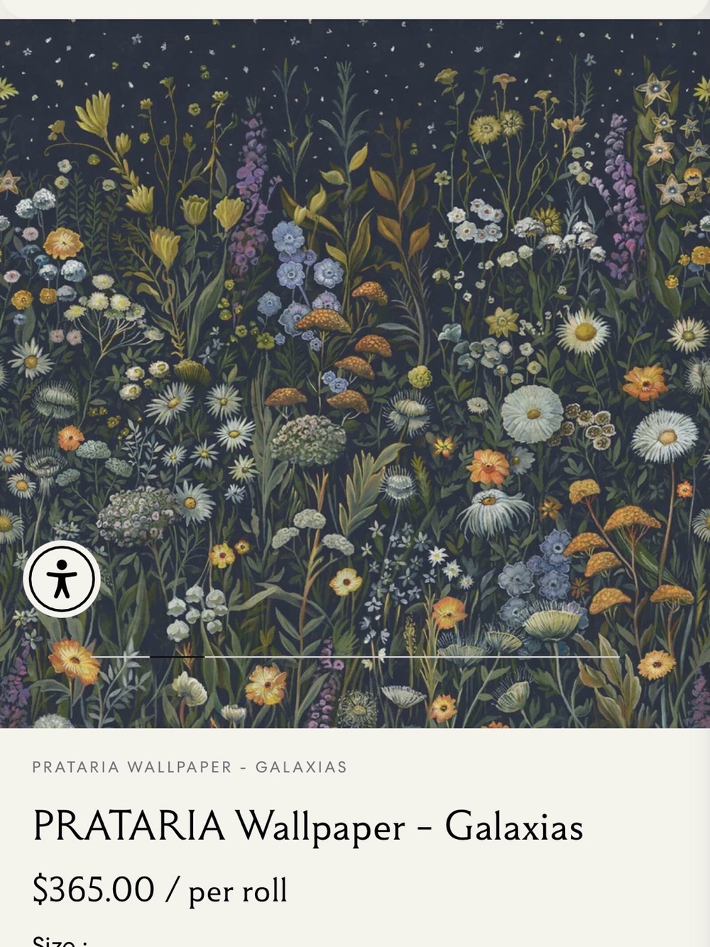 House of Hackney Prataria Wallpaper — navy, green, yellow, orange, white, purple